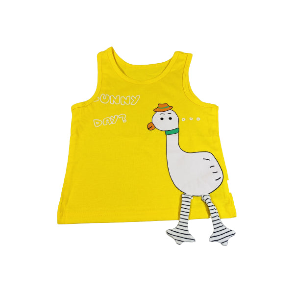 Sunny Day Cotton Vest And Short Set